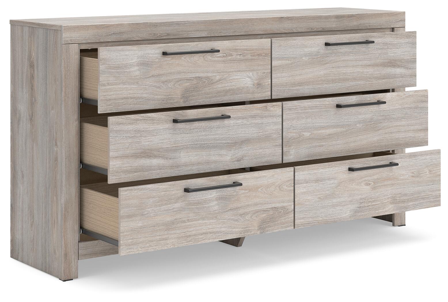 Broachmyn King Panel Bed, Dresser and Nightstand (PCB1120-SI) - Image 4