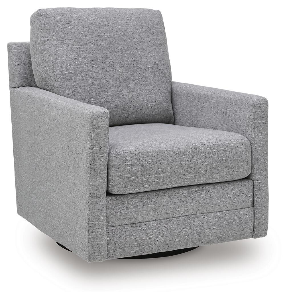 Freybourne Next-Gen Nuvella Swivel Accent Chair (A3000737-SI)