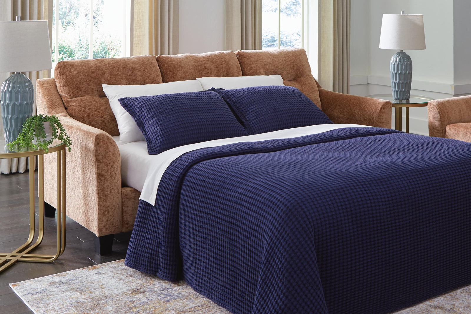 Amity Bay Queen Sofa Chaise Sleeper (67204-SI) - Image 17