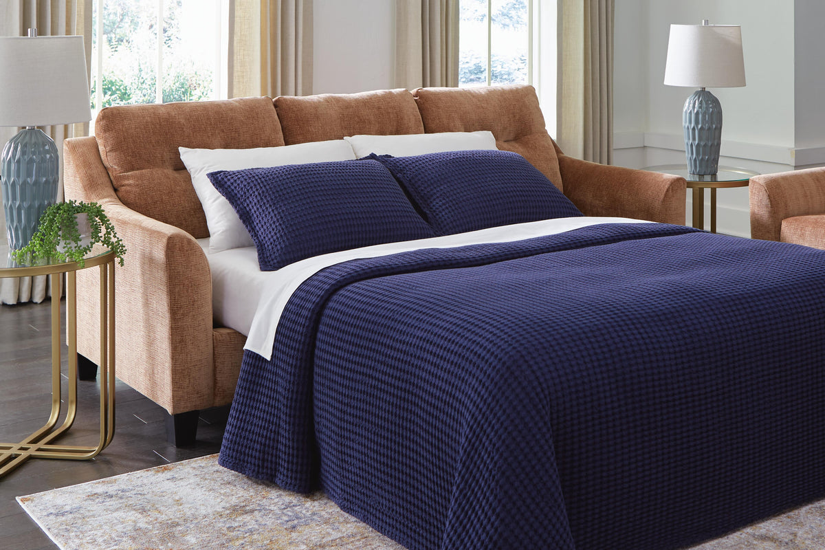 Amity Bay Sofa Chaise Sleeper, 2 Chairs and 2 Ottomans (67204-SI) - Image 18