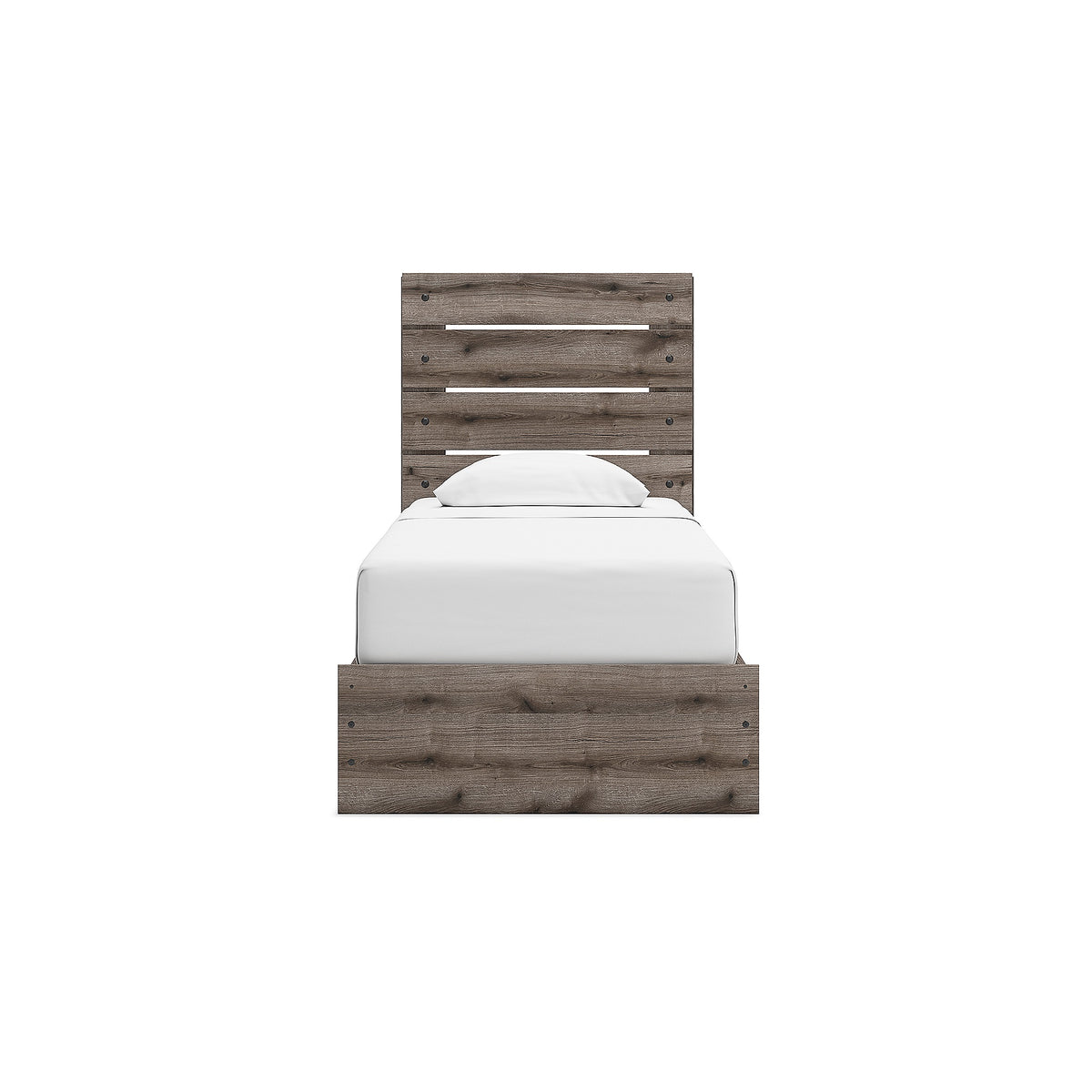 Graystorm Twin Panel Bed with Storage (PCB2405-SI) - Image 6
