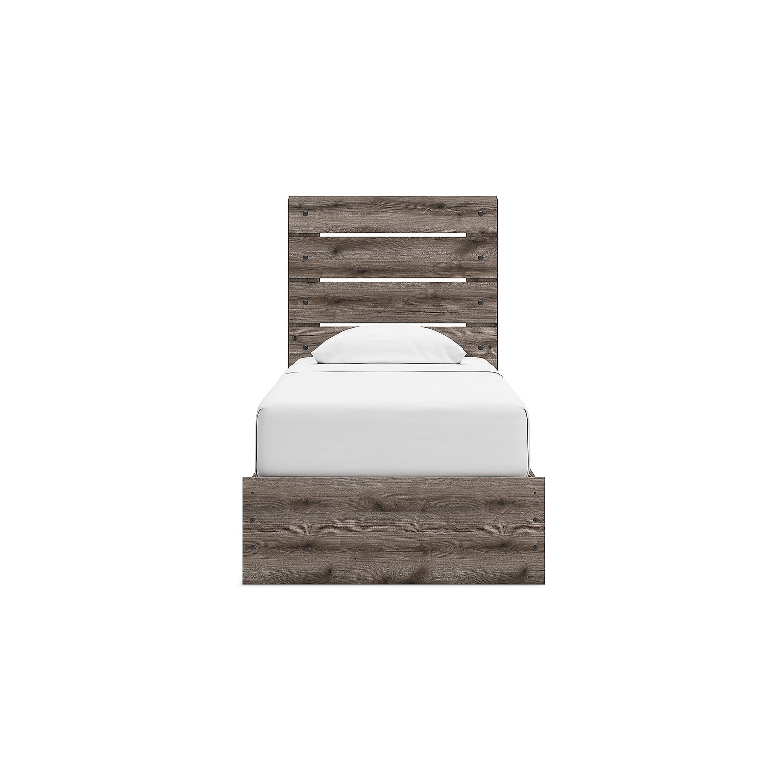 Graystorm Twin Panel Bed with Storage (PCB2405-SI) - Image 6
