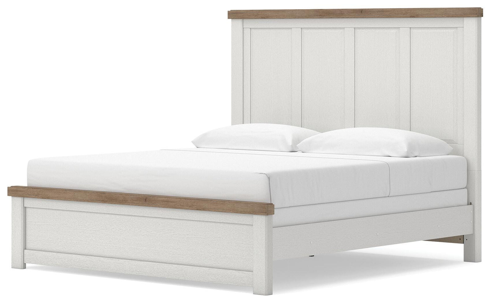 Savonport Panel Bed - White/Brown  (B4615-SI) - Image 5