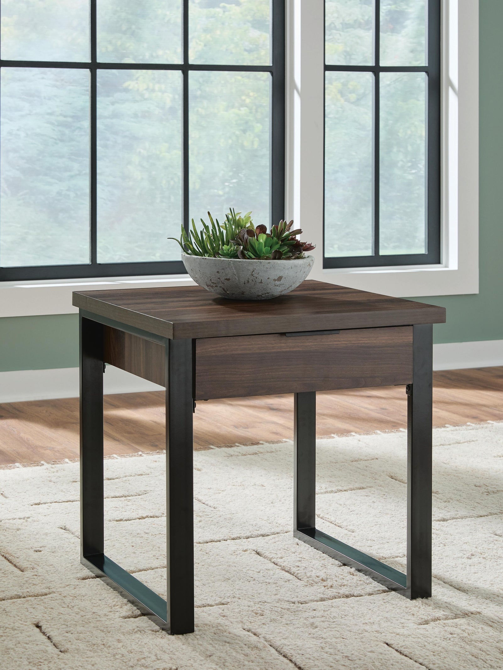 Wickman Falls End Table - Dark Brown  (T318-SI) - Image 2
