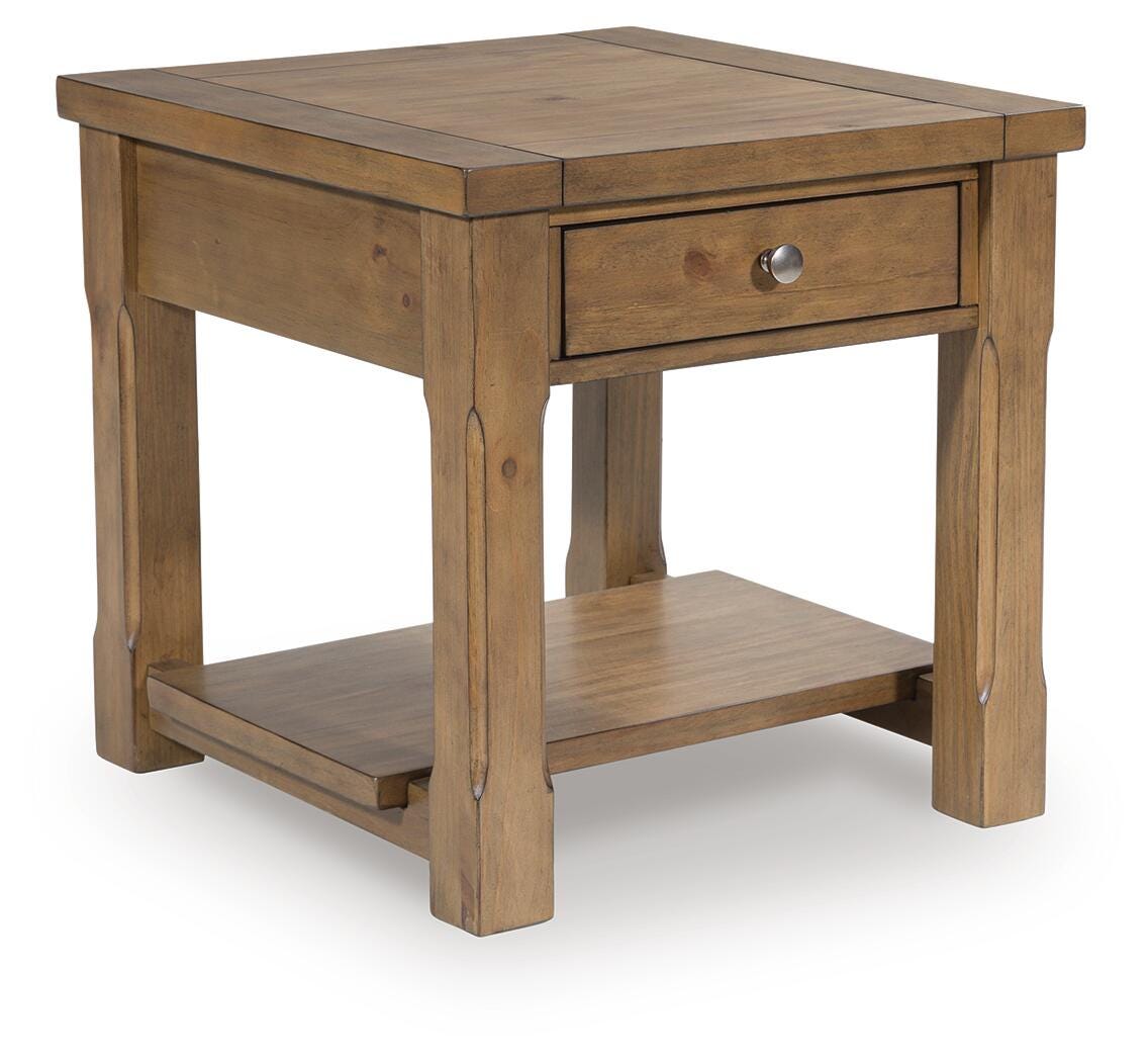 Vandenmore End Table - Medium Brown  (T539-SI)