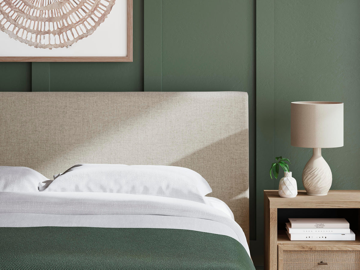 Cielden Upholstered Bed with Roll Slats - Soft Gray  (B1199-SI) - Image 9