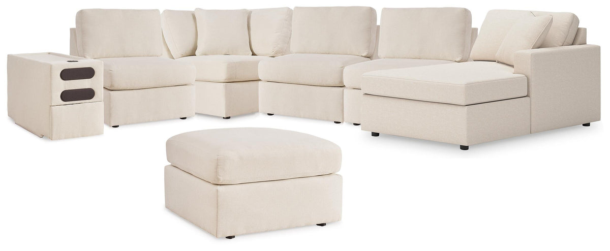 Modmax 6-Piece Sectional with Chaise and Ottoman (92103-SI)