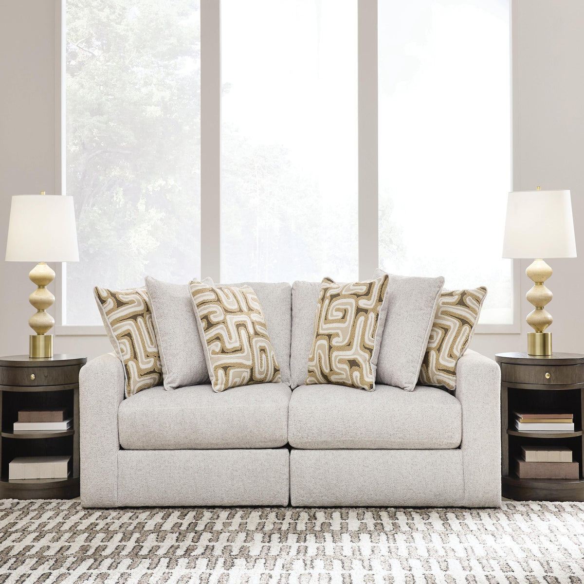 Kestrie 2-Piece Sectional Loveseat (PC68706-SI)