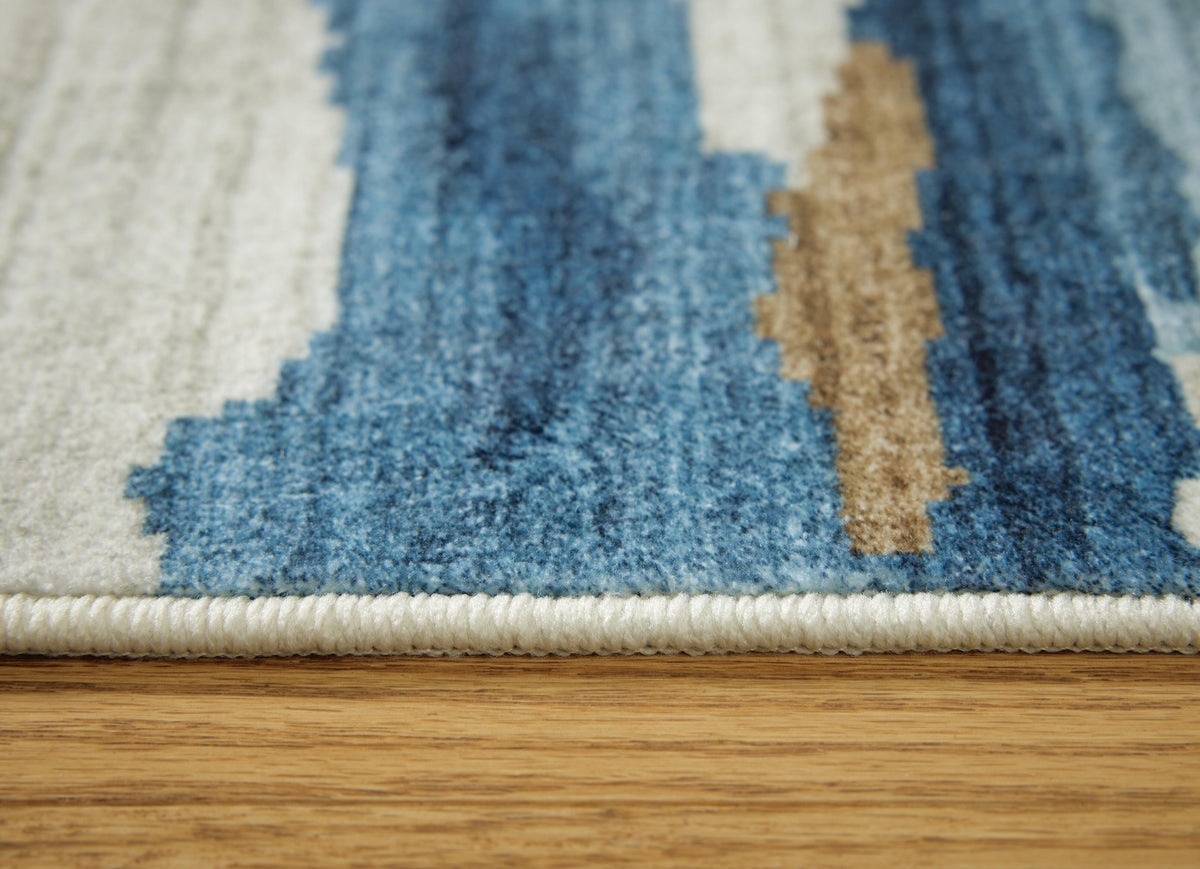 Vinlett 8 x 10 Washable Rug (R40704-SI) - Image 3
