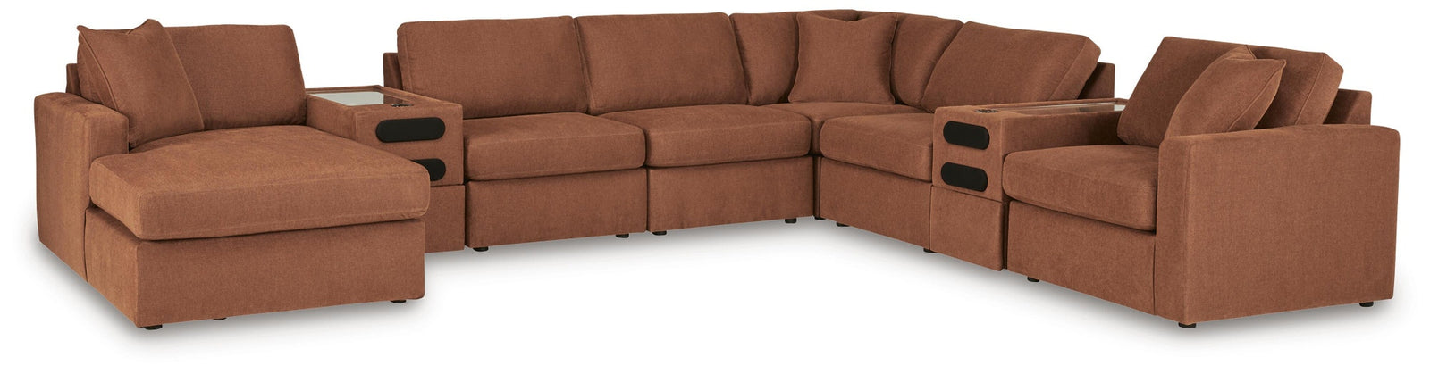 Modmax 8-Piece Sectional with Storage Chaise and Audio Consoles (92102-SI)