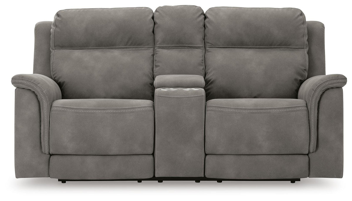 Next-Gen Durapella Power Reclining Loveseat with Console (59301-SI) - Image 15