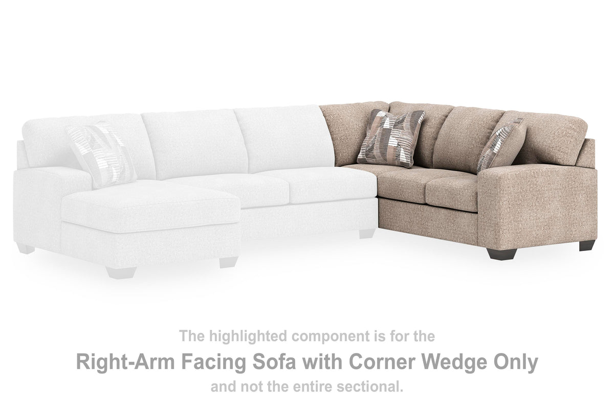 Newellen Right-Arm Facing Sofa with Corner Wedge (48404-SI) - Image 18