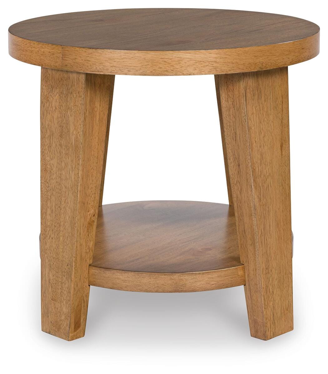 Kristiland End Table - Light Brown  (T674-SI) - Image 3