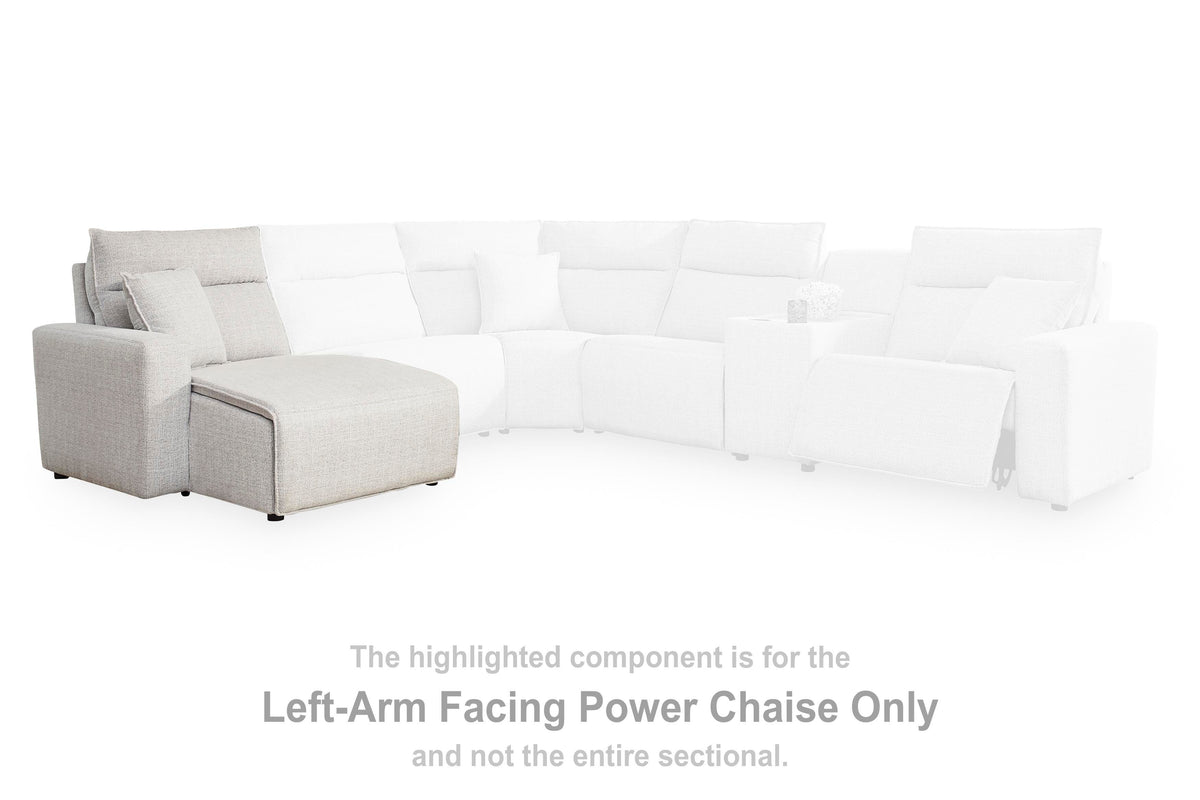 Modmax II Left-Arm Facing Power Chaise (65907-SI) - Image 18