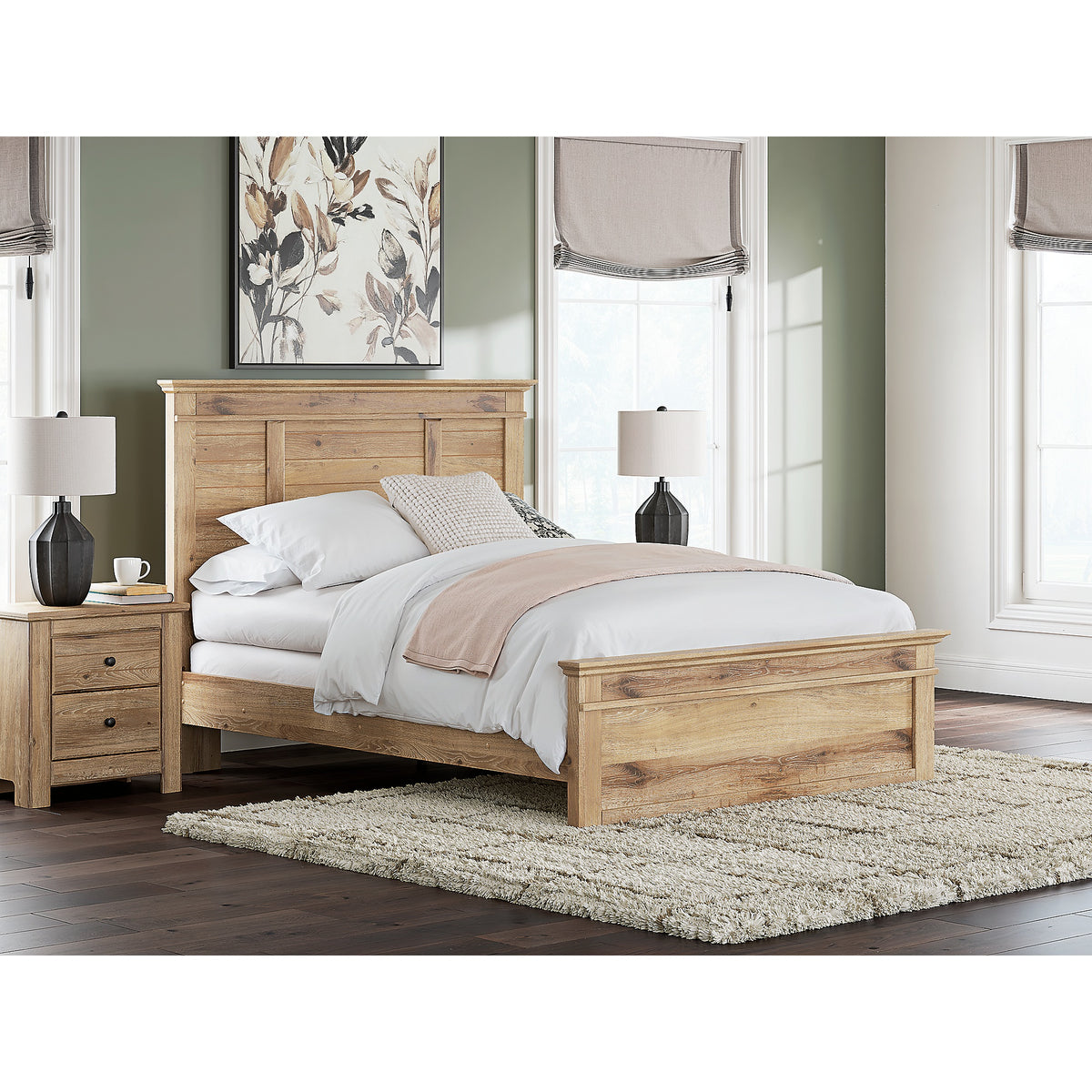 Makidern Queen Panel Bed, Dresser and Mirror (PCB1170-SI) - Image 16