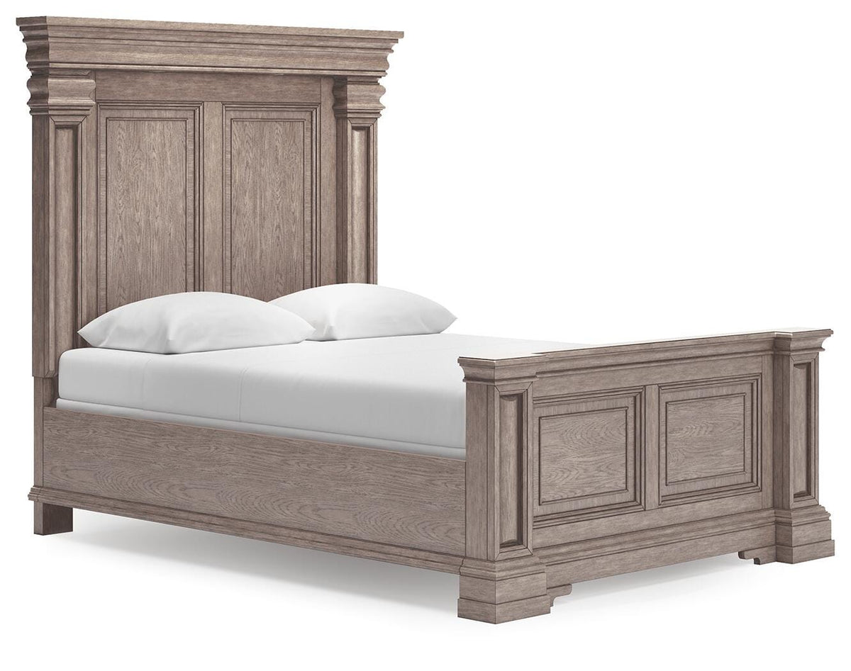 Blairhurst Panel Bed, Dresser, Mirror, 2 Chests and Nightstand (B916-SI) - Image 10