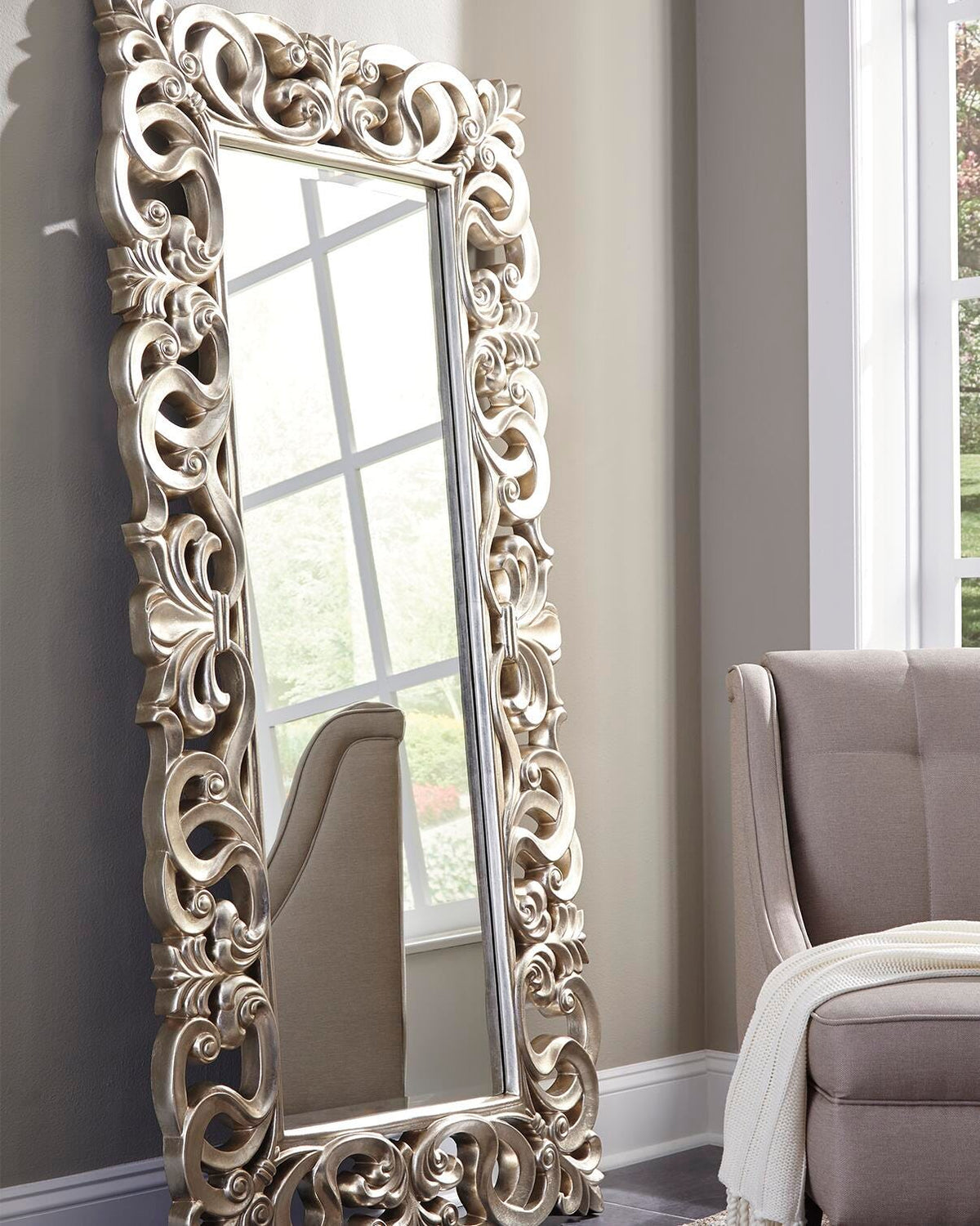 Lucia Floor Mirror (A8010123-SI) - Image 2