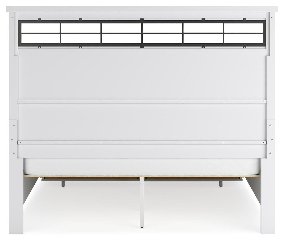 Ashbryn Panel Storage Bed - White/Natural  (B844-SI) - Image 5