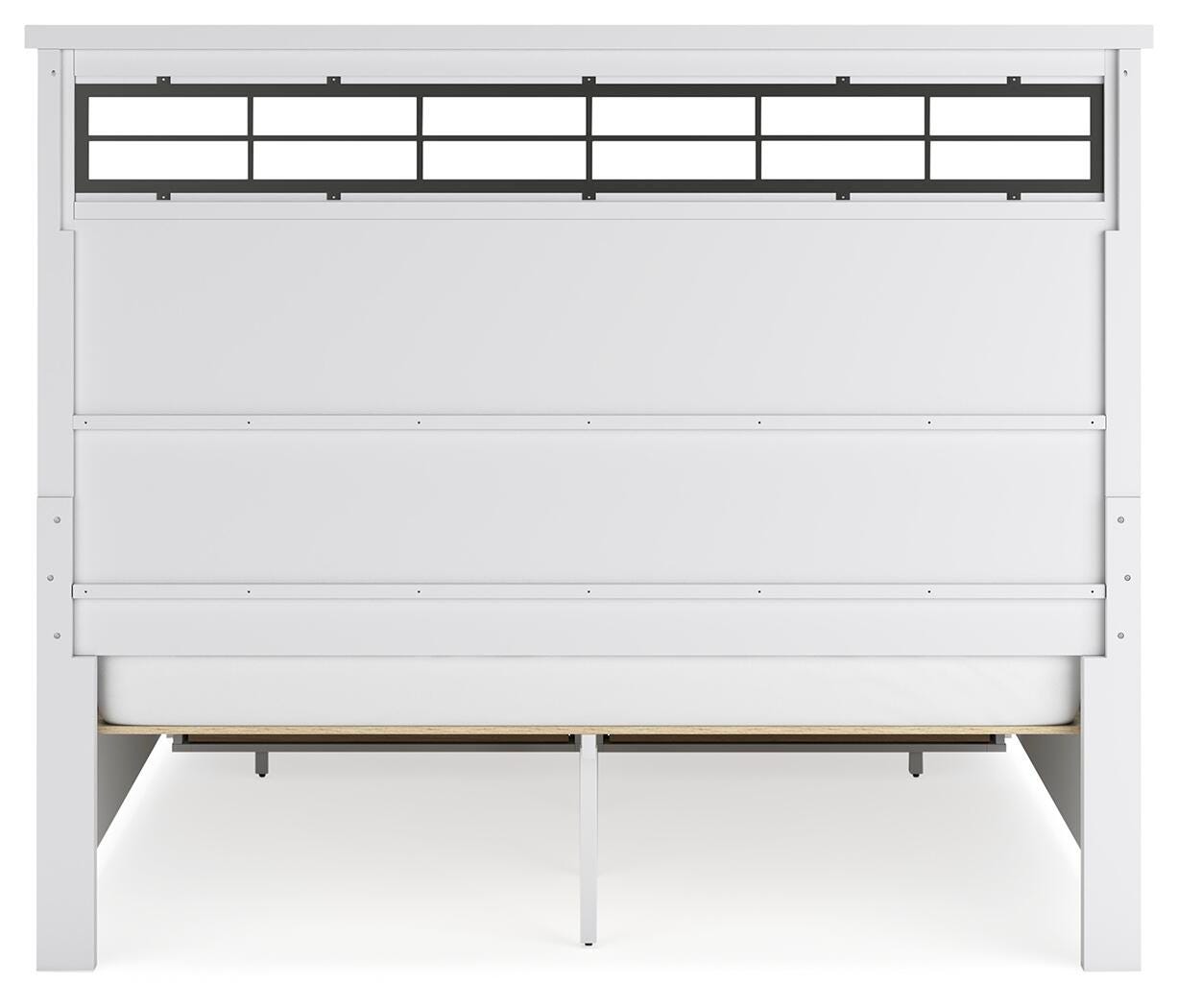 Ashbryn Panel Storage Bed - White/Natural  (B844-SI) - Image 5