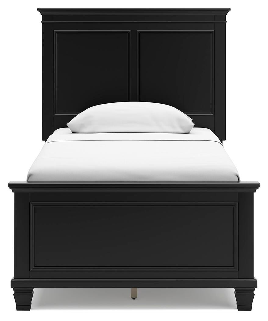 Lanolee Panel Bed, Dresser and Mirror - Black  (B687-SI) - Image 7