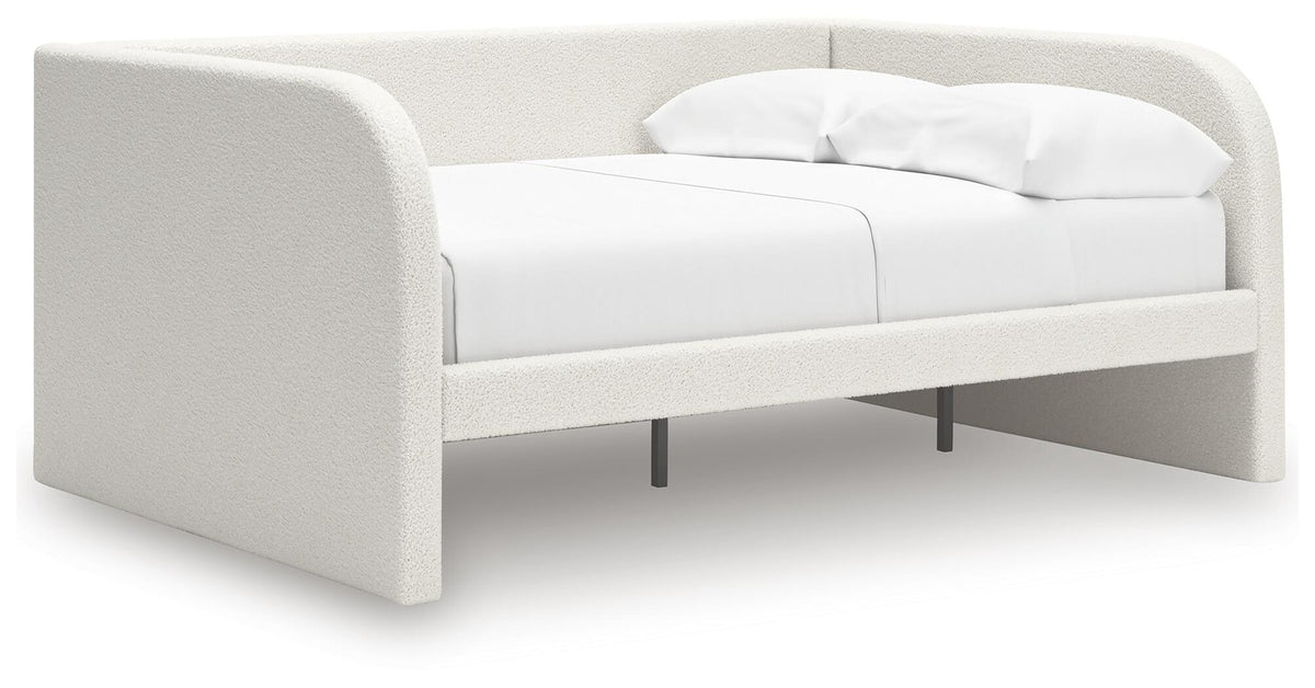 Arloster Full Upholstered Day Bed, Dresser and Mirror (PCB1566-SI) - Image 3
