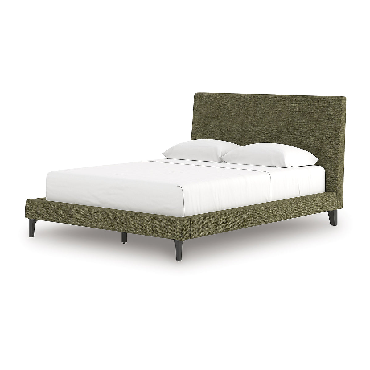 Chirason Queen Upholstered Bed with Roll Slats (PCB3367-SI) - Image 4