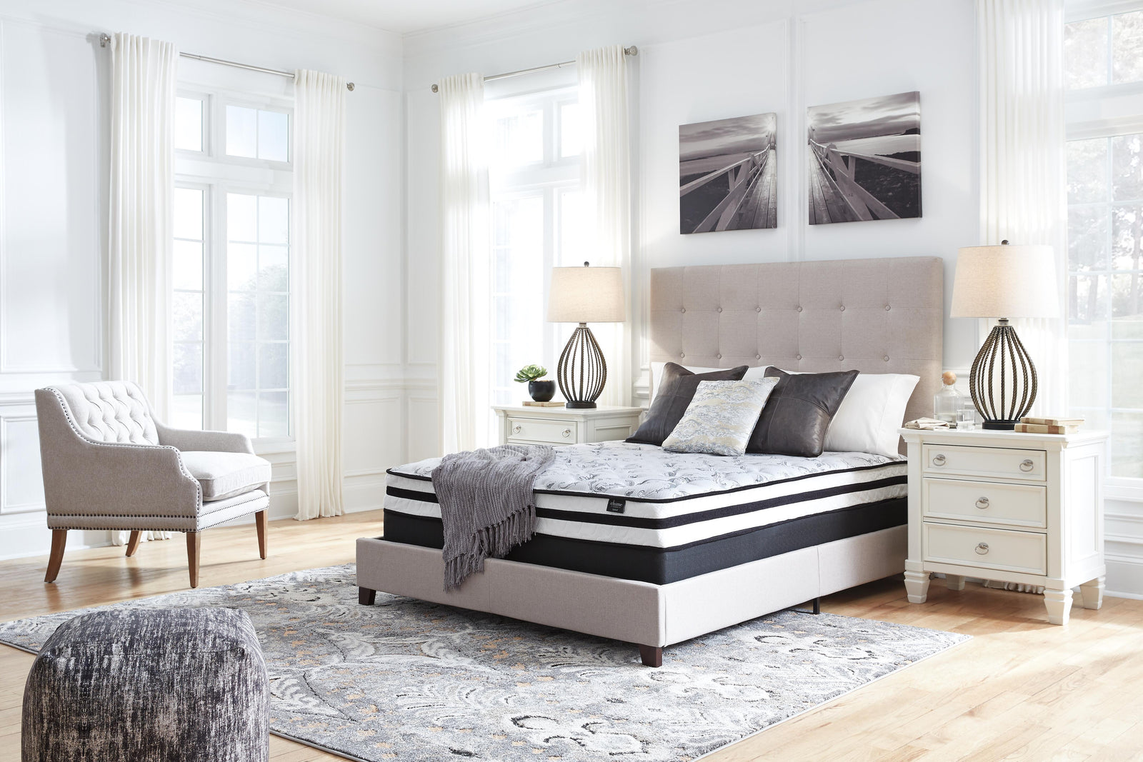 8 Inch Chime Innerspring King Mattress in a Box (M695-SI) - Image 10