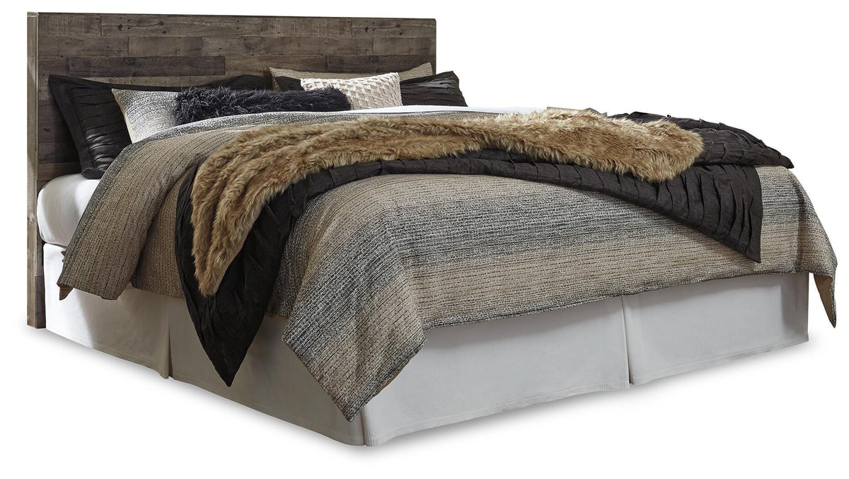 Derekson Panel Headboard - Multi Gray  (B200-SI)