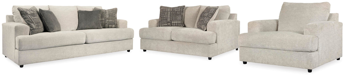 Soletren Sofa, Loveseat and Oversized Chair (95104-SI)