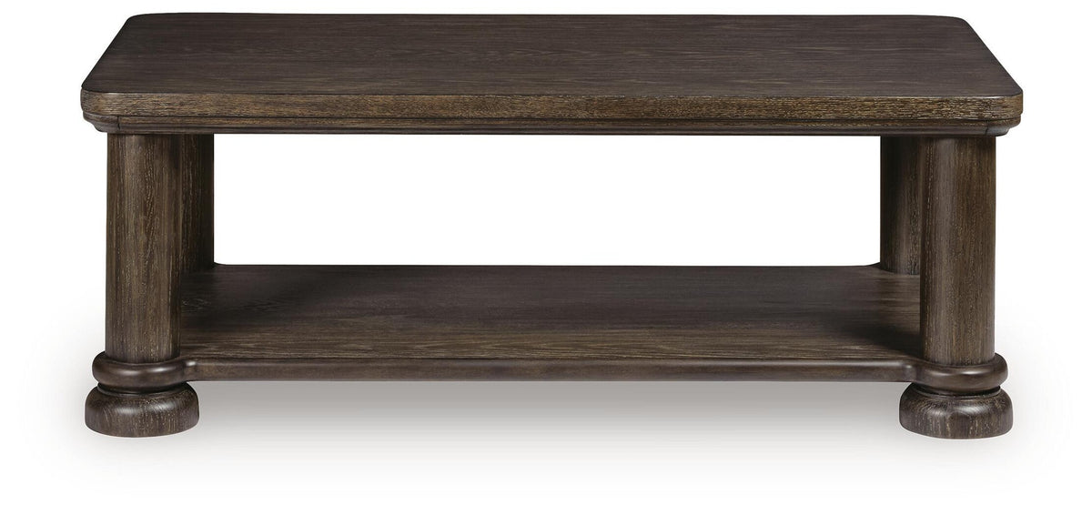 Bannette Coffee Table - Dark Brown  (T605-SI) - Image 2