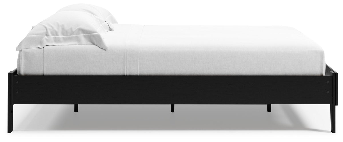 Finch Platform Bed - Black  (EB3392-SI) - Image 8