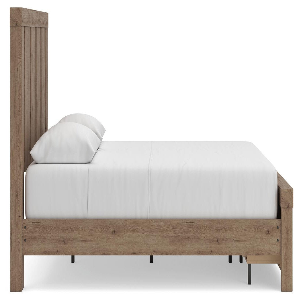 Oliandon Queen Panel Storage Bed (PCB2844-SI) - Image 8