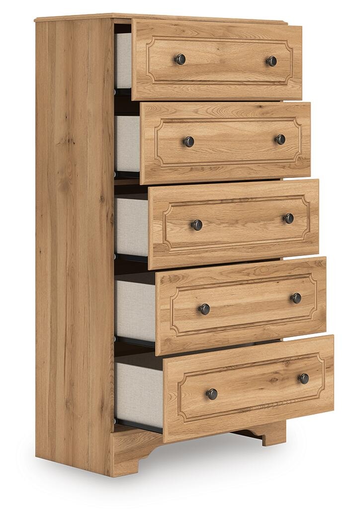 Aleaport Full Panel Bed, Dresser, Mirror, Chest and Nightstand (PCB1075-SI) - Image 11