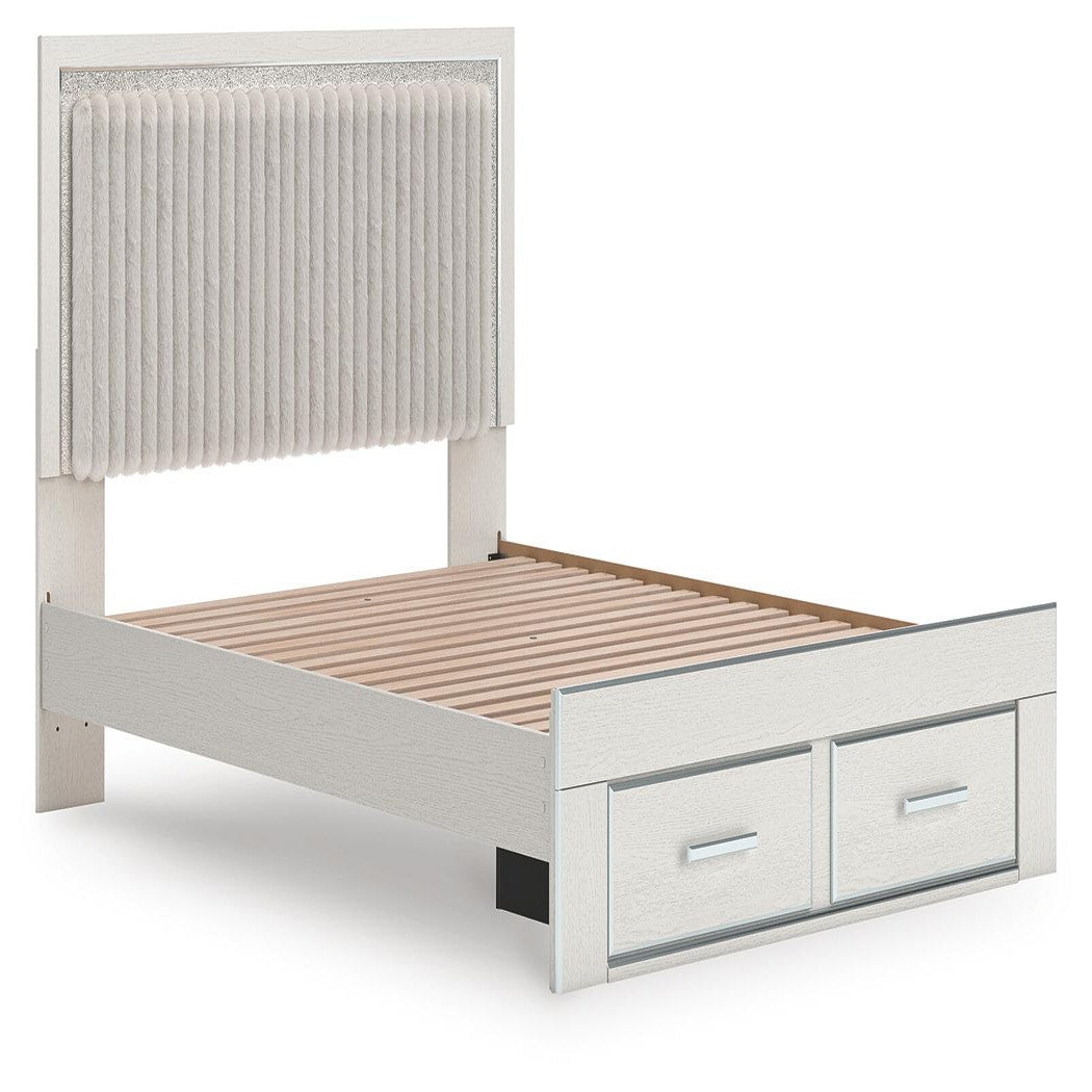 Zuraleus Queen Upholstered Panel Platform Storage Bed (PCB3381-SI) - Image 4