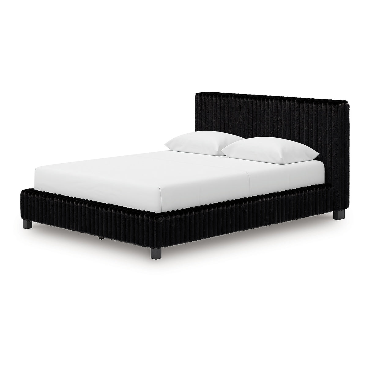 Zuraleus Queen Upholstered Bed, Dresser, Mirror and Nightstand (PCB3380-SI) - Image 15