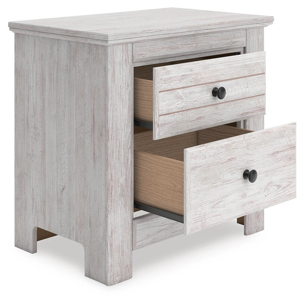 Makidern King Panel Bed, Dresser and Nightstand (PCB1171-SI) - Image 11