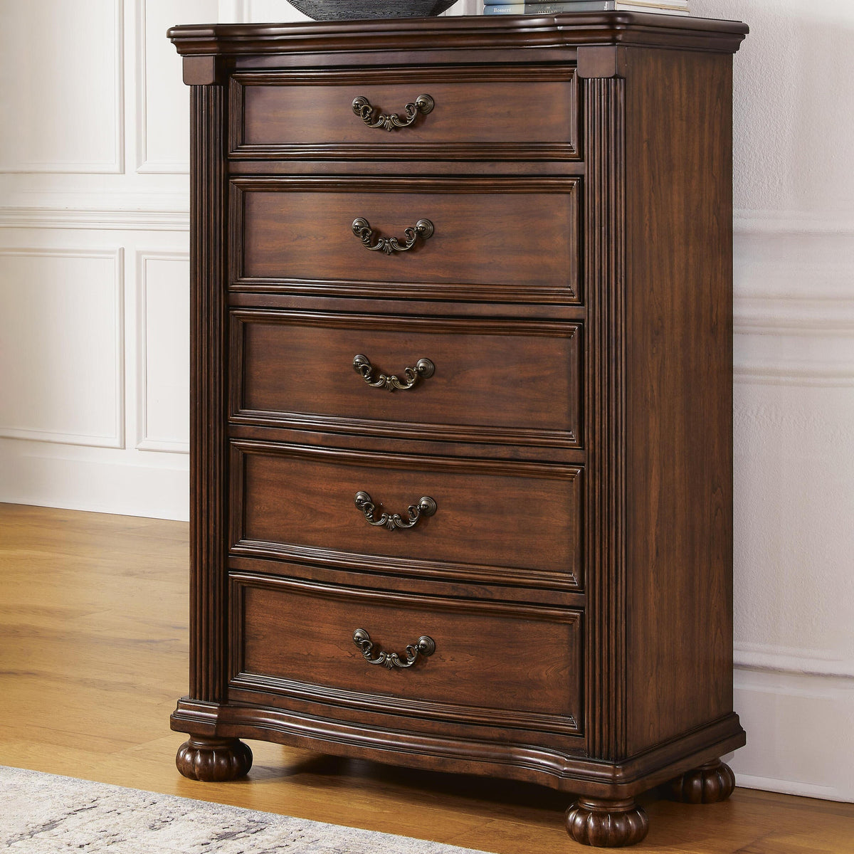 Lavinton Chest of Drawers - Brown  (B764-SI) - Image 6
