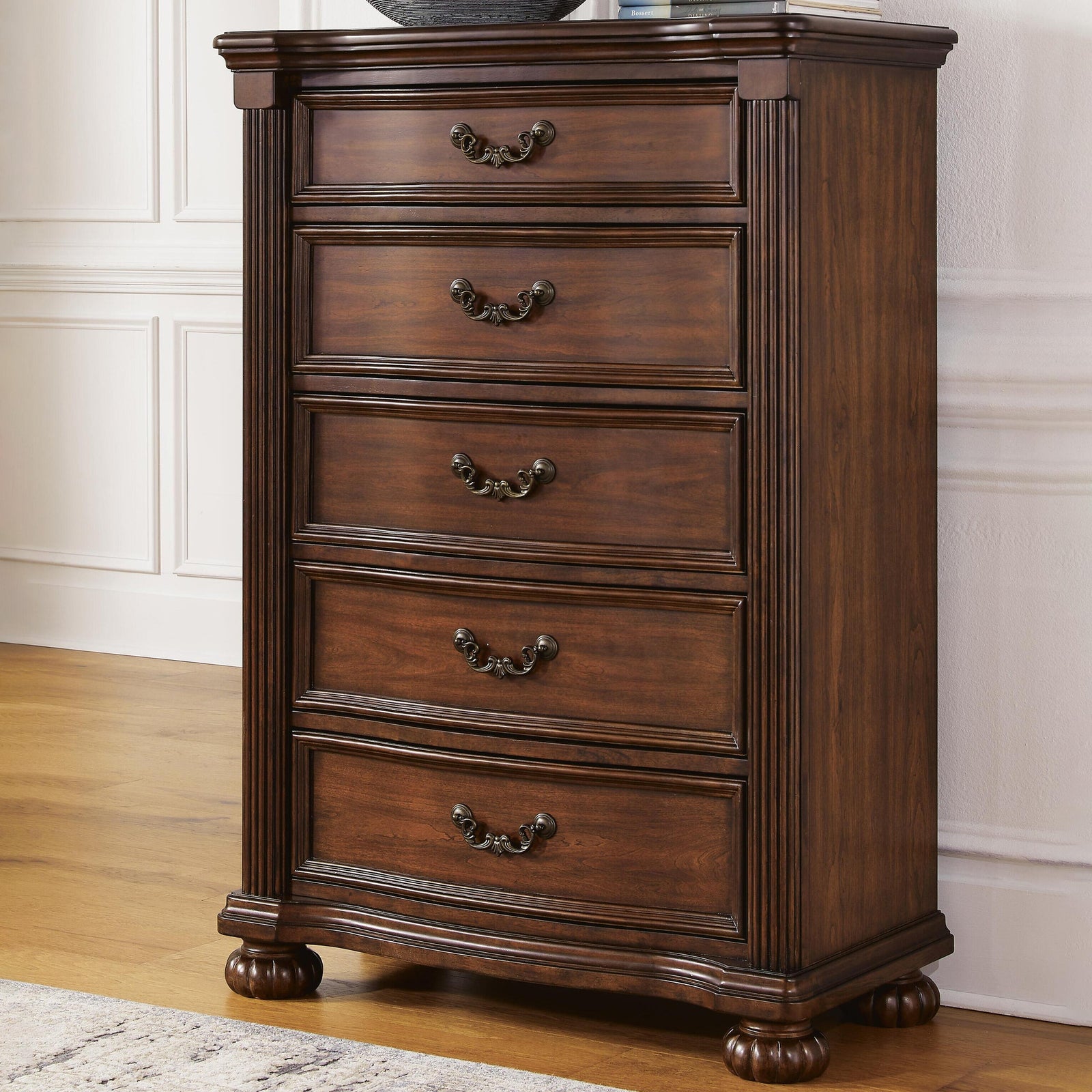 Lavinton Chest of Drawers - Brown  (B764-SI) - Image 6