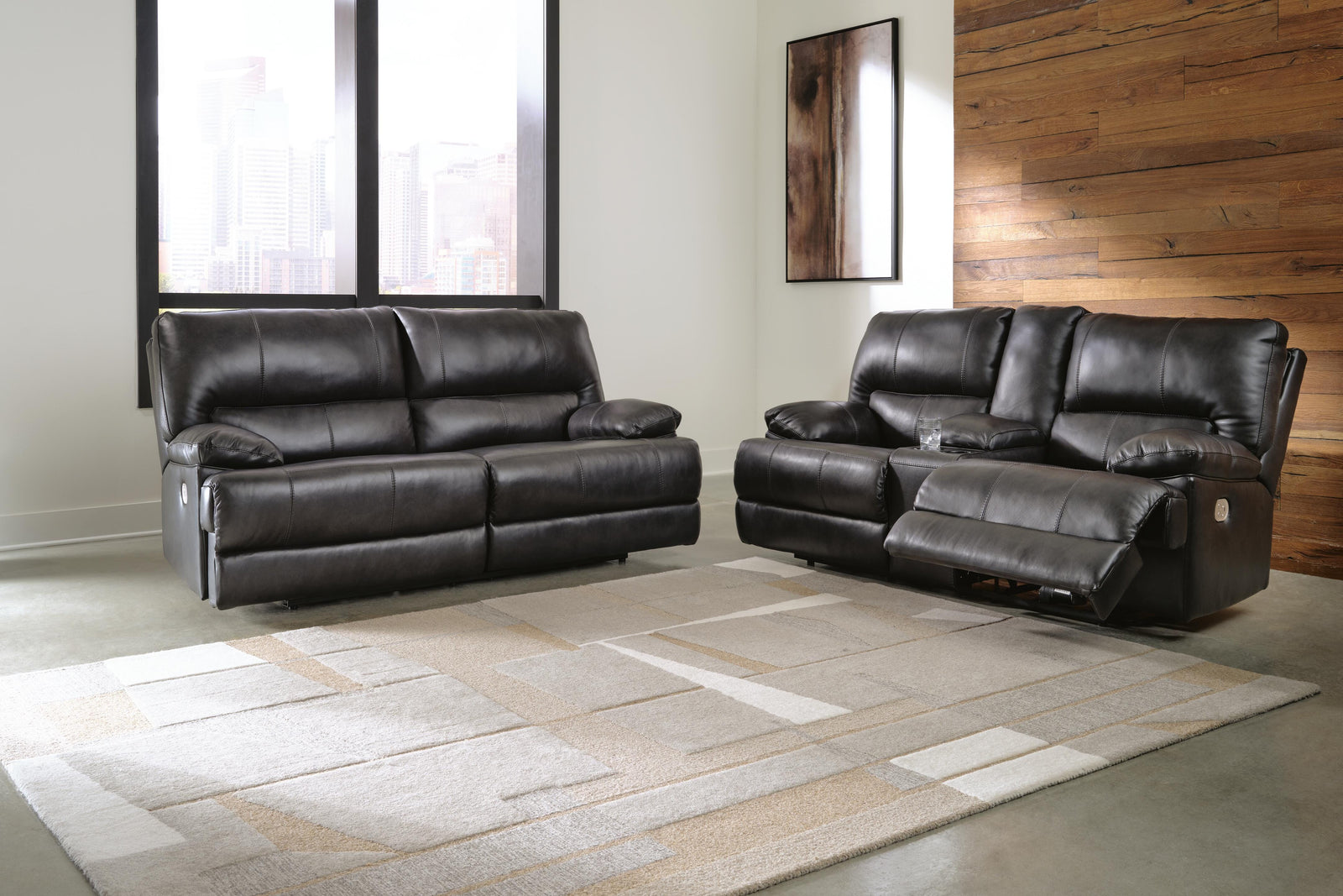 Mountainous Power Reclining Sofa and Loveseat (U65801-SI) - Image 3