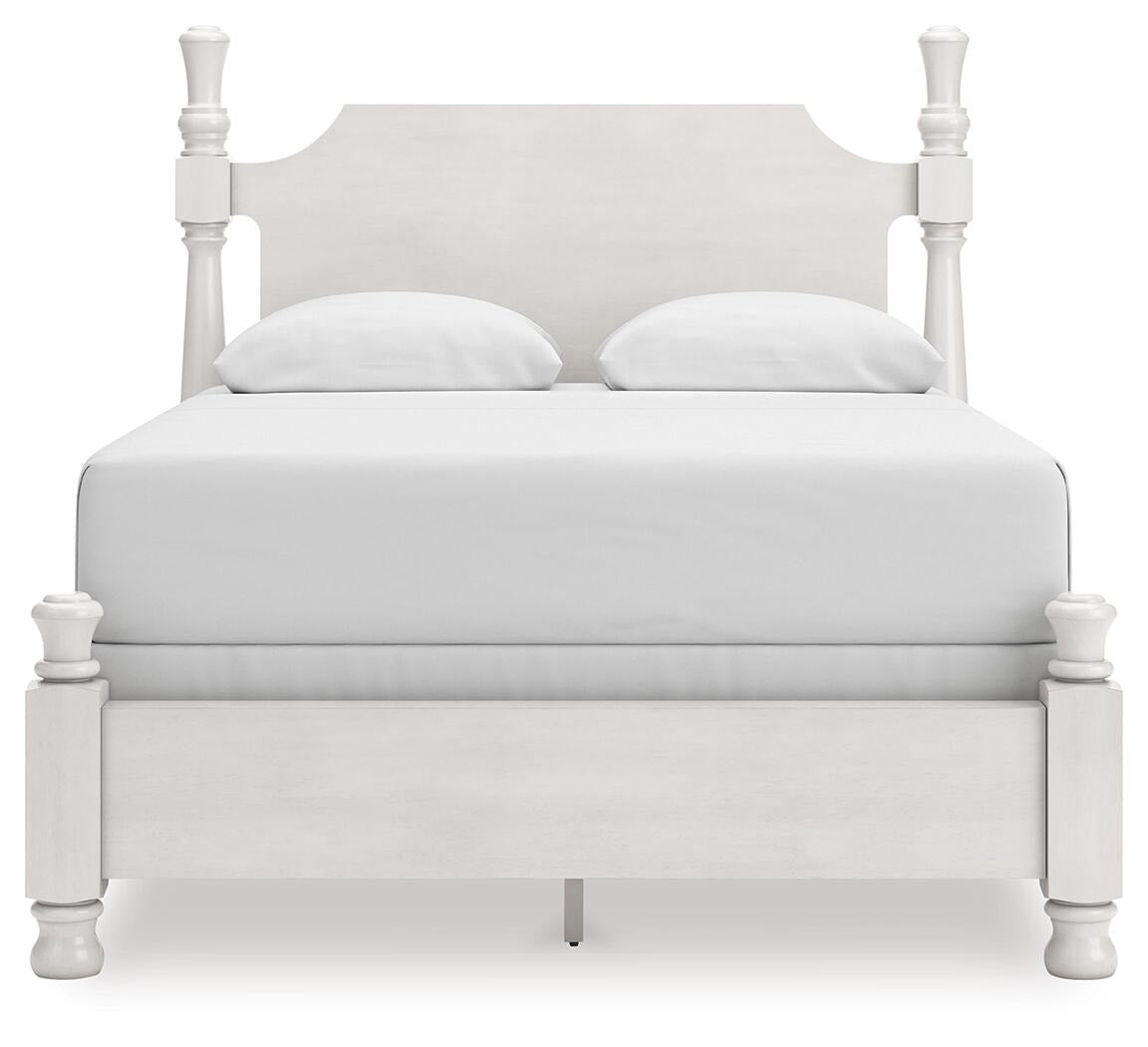 Rowlenstown Queen Poster Bed, Dresser and Mirror (PCB823-SI) - Image 9