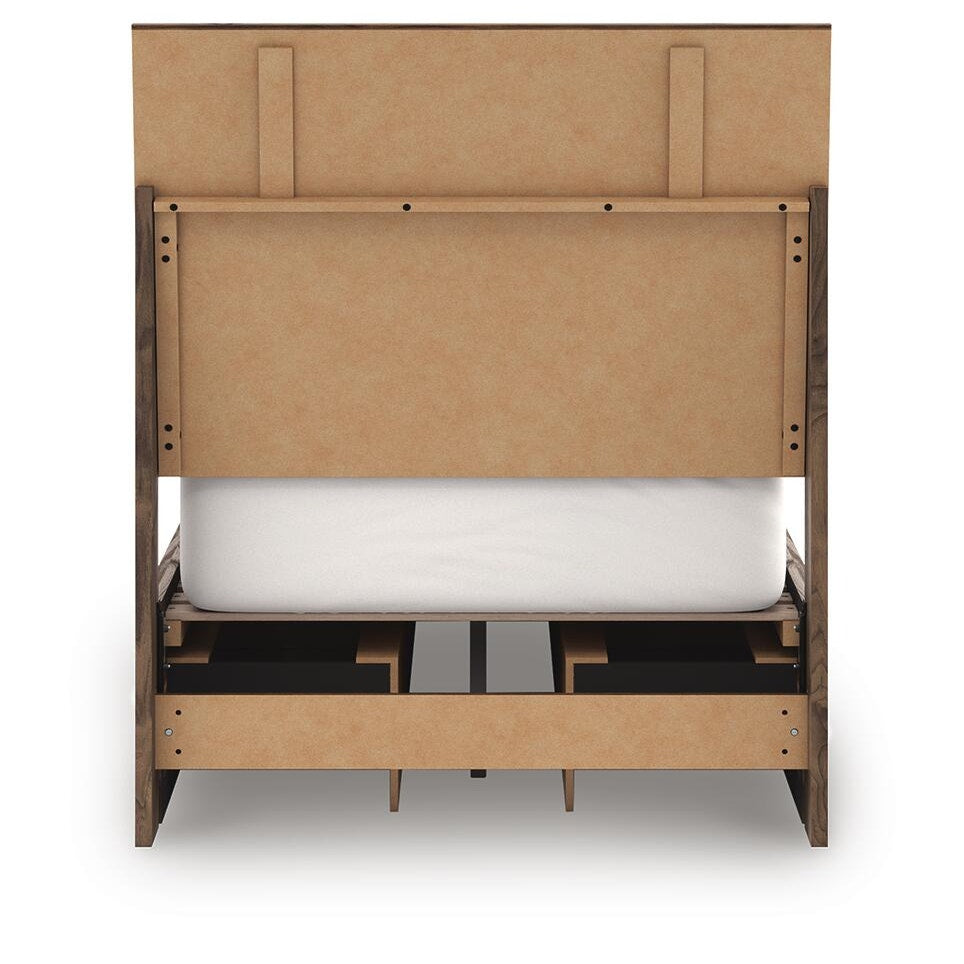 Chirason Twin Panel Bed with Storage, Dresser and Mirror (PCB3367-SI) - Image 13