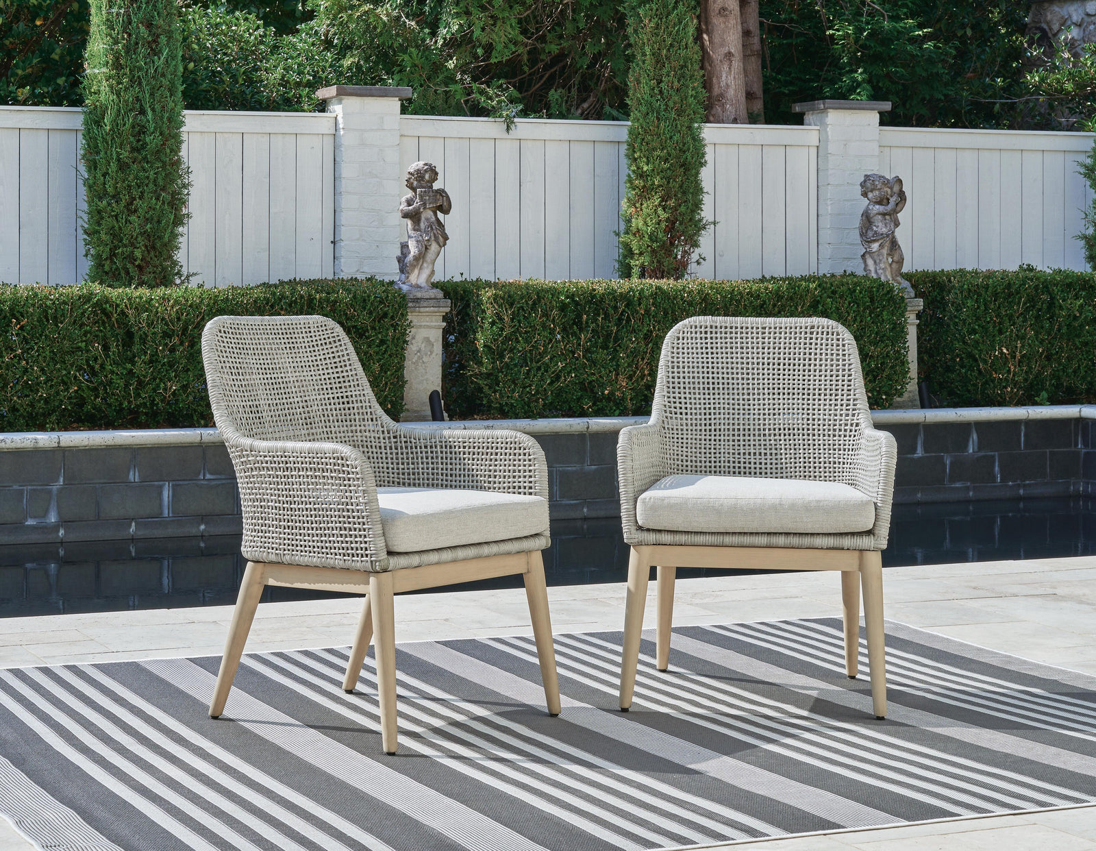Seton Creek Outdoor Sofa with Cushion (P798-SI) - Image 68