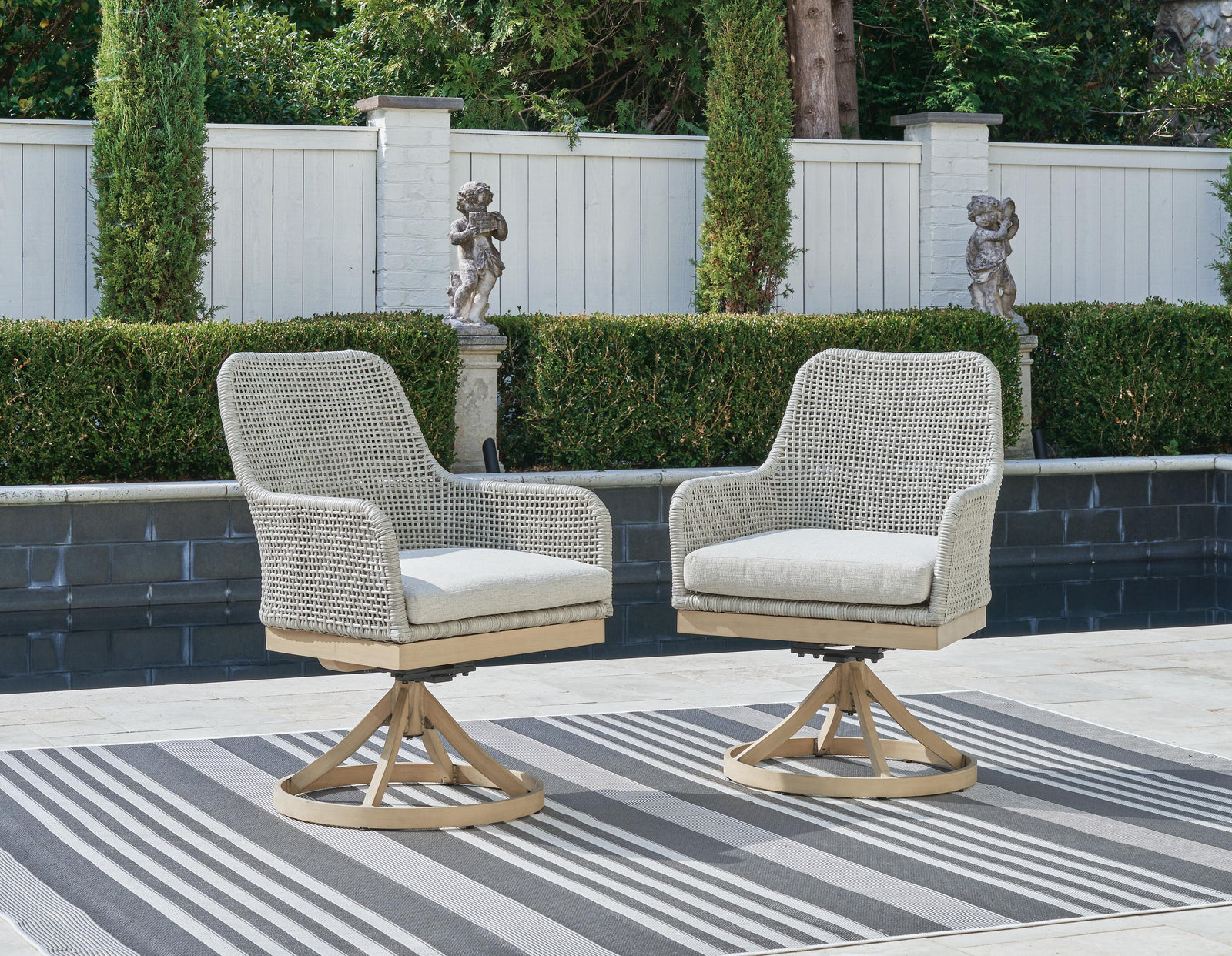 Seton Creek Outdoor Sofa with Cushion (P798-SI) - Image 63