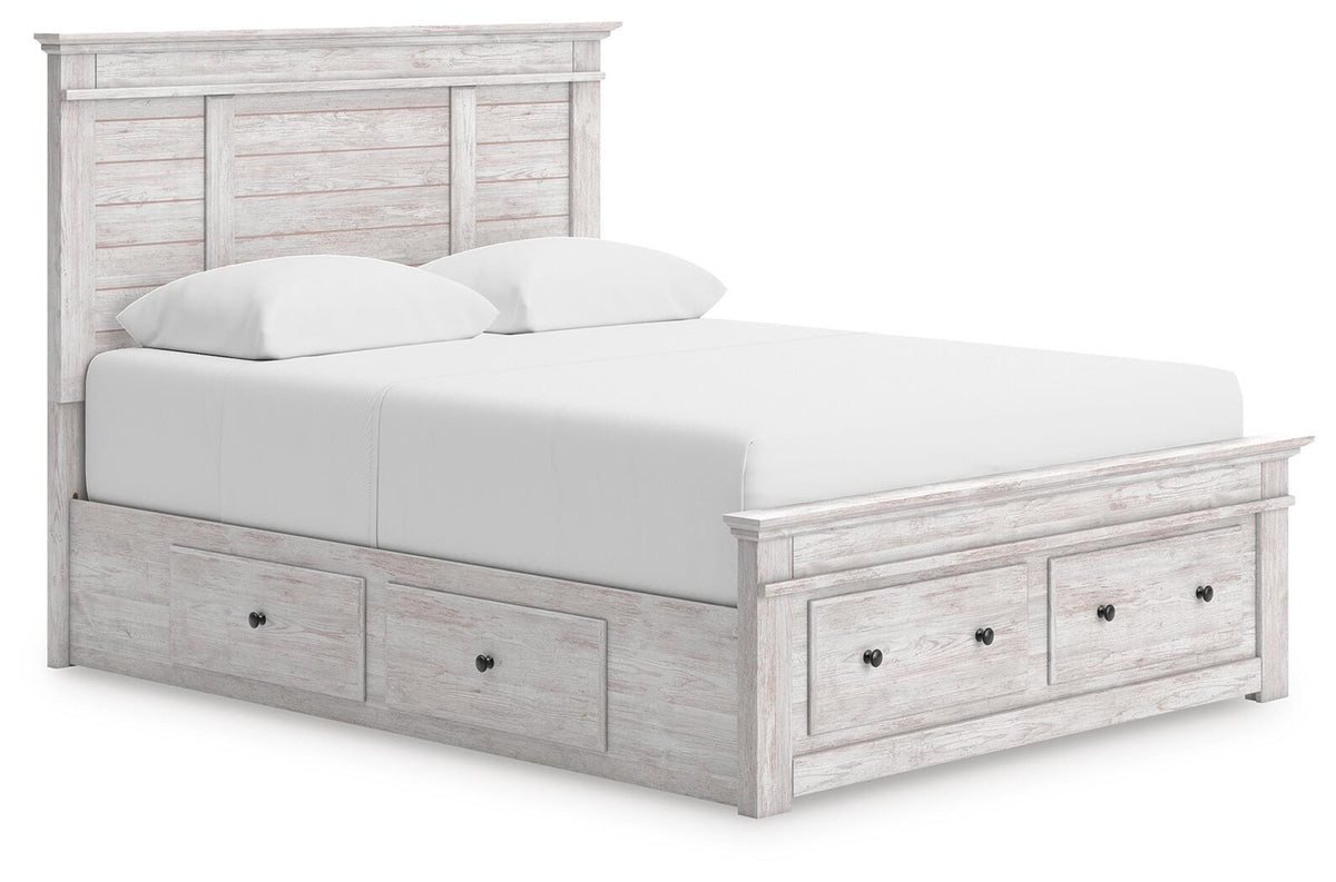 Makidern Queen Panel Storage Bed (PCB1171-SI)