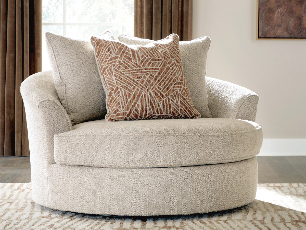 Steelwater Retreat Oversized Swivel Accent Chair (66704-SI) - Image 2