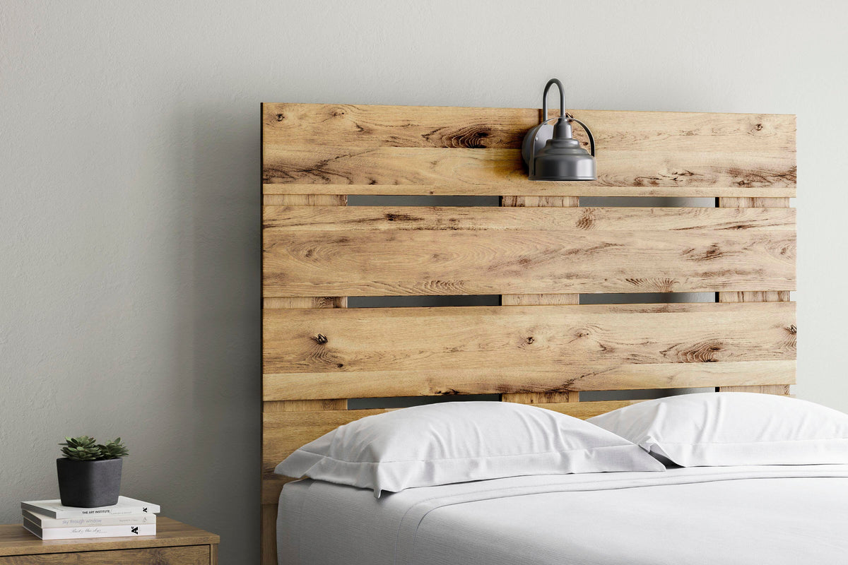 Larstin Panel Headboard - Tan Brown  (EB2712-SI) - Image 9