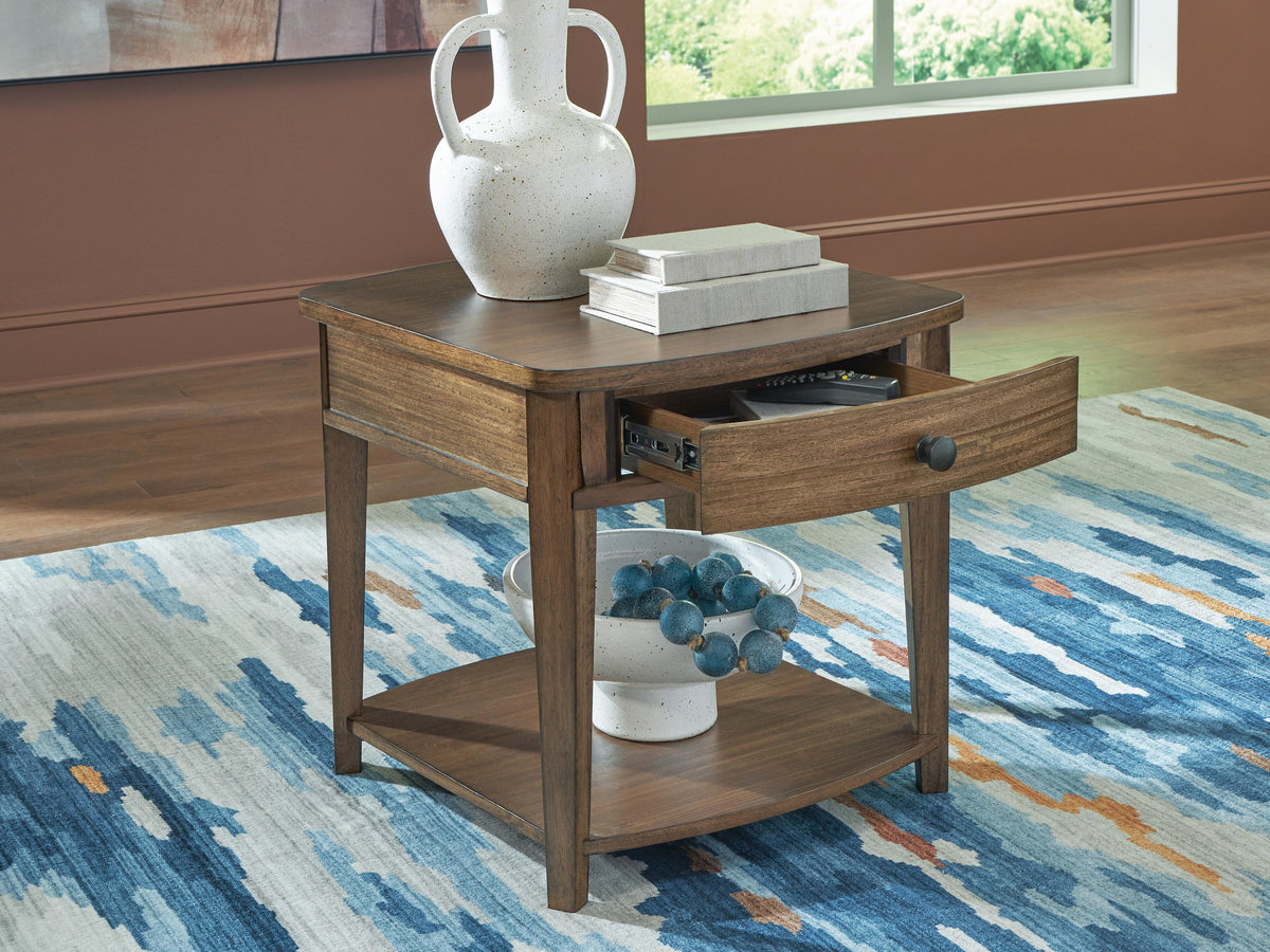 Burkbyer End Table - Brown  (T513-SI) - Image 5