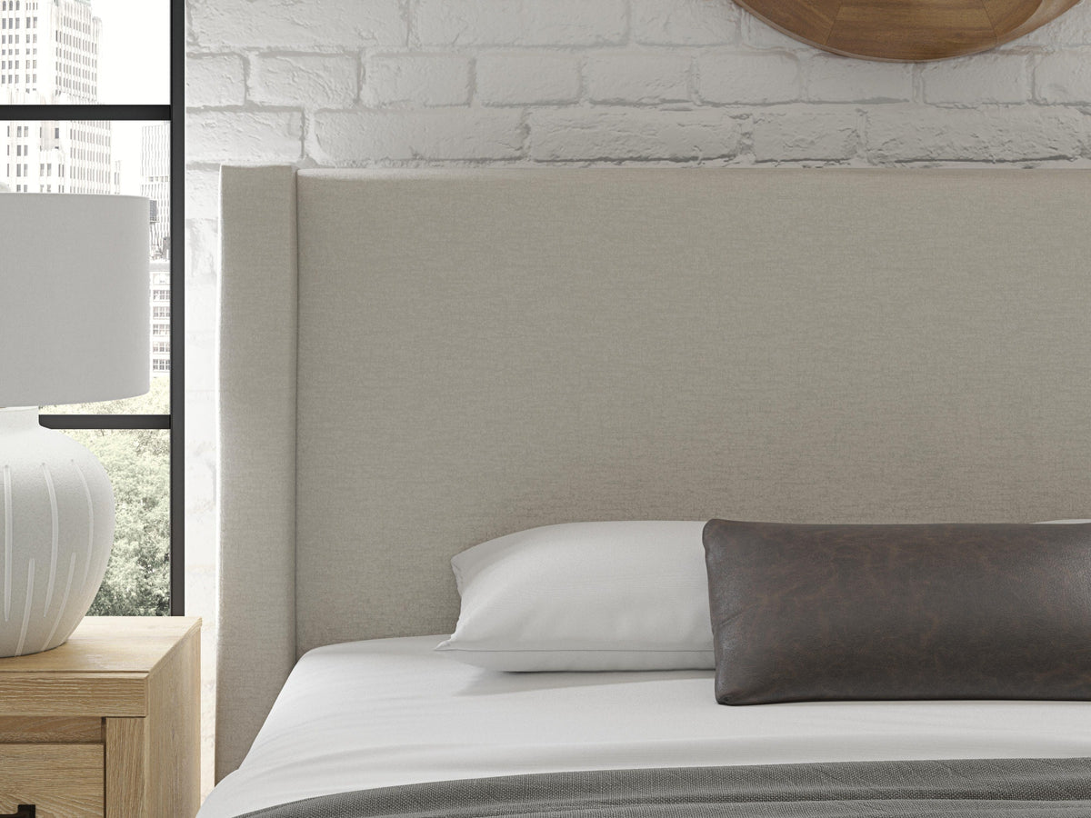 Brozmont Upholstered Storage Bed - Oatmeal  (B1045-SI) - Image 10