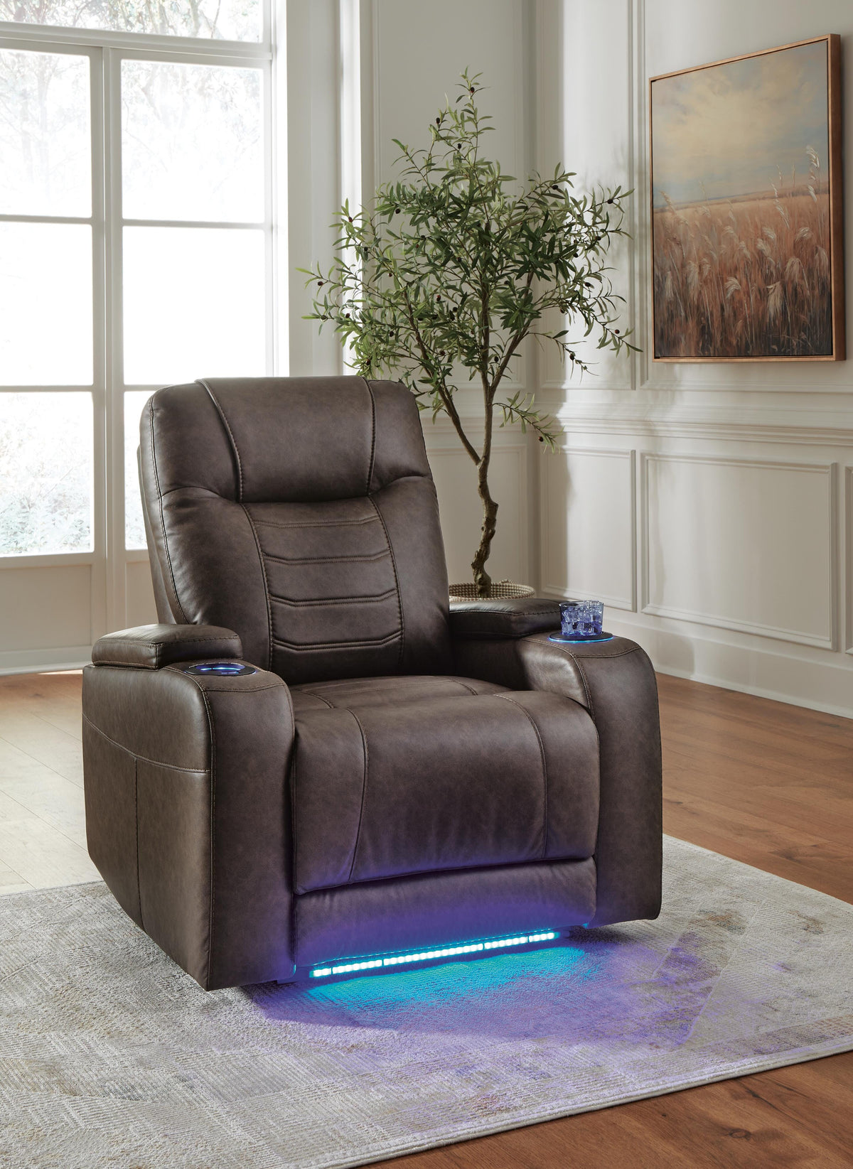 Schooner Rocks Power Recliner (16104-SI) - Image 7