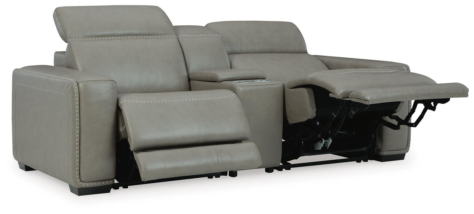 Correze 3-Piece Power Reclining Sectional Loveseat (U94202-SI) - Image 4